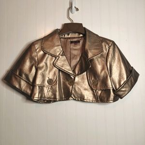 Last Kiss Cropped Bolero Jacket L